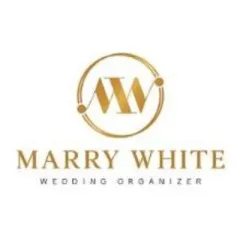 logo Marry White Wedding Organizer