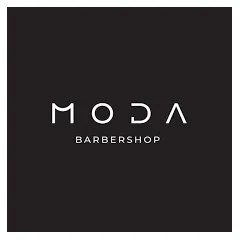 logo MODA Barbershop Batam