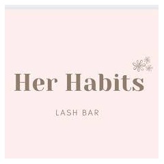 Logo Her Habits Lash Bar